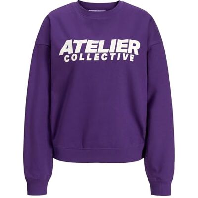 JACK & JONES Jxjackie Ls Rlx Print Crew Swt Jxjackie Ls Rlx Print Crew Swt Femme (lot de 1) JACK & JONES Jxjackie Ls Rlx Print Crew Swt Jxjackie Ls Rlx Print Crew Swt Femme (lot de 1)