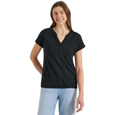 Cecil 3229695 T-shirt avec col fendu au look tunique Femme (lot de 1) Cecil 3229695 T-shirt avec col fendu au look tunique Femme (lot de 1)