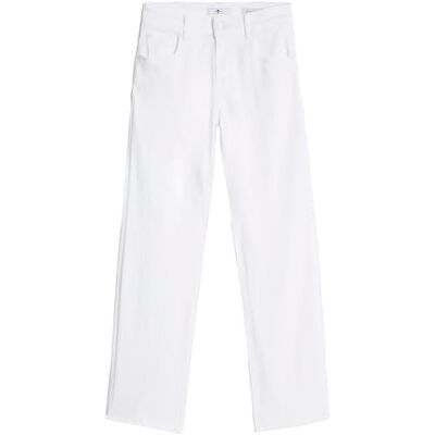 7 For All Mankind Calie Straight Ankle Soleil, Blanc., 33W 7 For All Mankind Calie Straight Ankle Soleil, Blanc., 33W