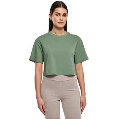 Urban Classics T-shirt Court Surdimensionné pour Femme T-shirt Femme Urban Classics T-shirt Court Surdimensionné pour Femme T-shirt Femme
