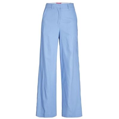 JACK & JONES JJXX Jxmary Rlx Linen Hw Pant pour femme, Silver Lake Blue., XL JACK & JONES JJXX Jxmary Rlx Linen Hw Pant pour femme, Silver Lake Blue., XL