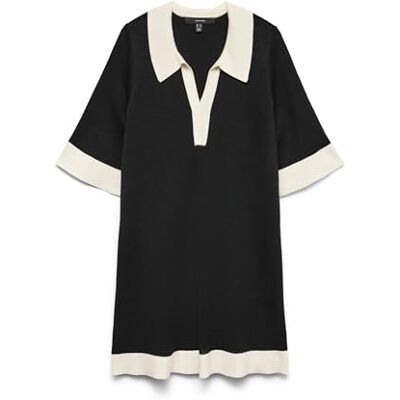 VERO MODA Vmoli 7/8 V-neck Dress Vmoli Robe à col en V 7/8 Femme (lot de 1) VERO MODA Vmoli 7/8 V-neck Dress Vmoli Robe à col en V 7/8 Femme (lot de 1)