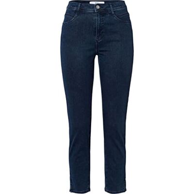 BRAX Jean court pour femme Style Mary S, Bleu Clean Dark Blue 22, 36W / 32L BRAX Jean court pour femme Style Mary S, Bleu Clean Dark Blue 22, 36W / 32L