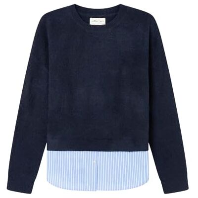 Springfield 3.t.ap.sweater Elastan Bimateria Pull Femme Springfield 3.t.ap.sweater Elastan Bimateria Pull Femme