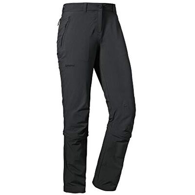 Schöffel Engadin1 Zip Off Pantalon pour femme confortable et élastique avec fonction fermeture éclair, pantalon d'extérieur rafraîchissant et séchage rapide pour femme Schöffel Engadin1 Zip Off Pantalon pour femme confortable et élastique avec fonction fermeture éclair, pantalon d'extérieur rafraîchissant et séchage rapide pour femme