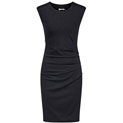 KAFFE Robe India pour femme Manches courtes Col rond Robe de cocktail KAFFE Robe India pour femme Manches courtes Col rond Robe de cocktail