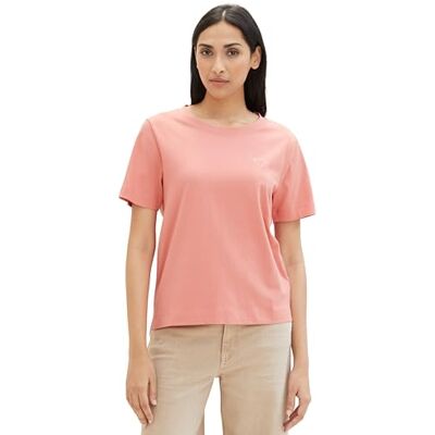TOM TAILOR T-shirt Met Hartjesprint dames T-shirt met hartjes print Femme (lot de 1) TOM TAILOR T-shirt Met Hartjesprint dames T-shirt met hartjes print Femme (lot de 1)