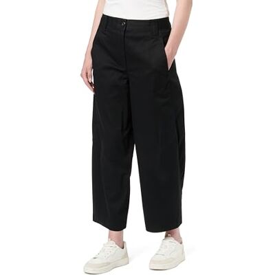Calvin Jeans LV044D662G Pantalon décontracté en coton sergé extensible pour femme, noir (noir), XL, Noir (Black), XL Calvin Jeans LV044D662G Pantalon décontracté en coton sergé extensible pour femme, noir (noir), XL, Noir (Black), XL