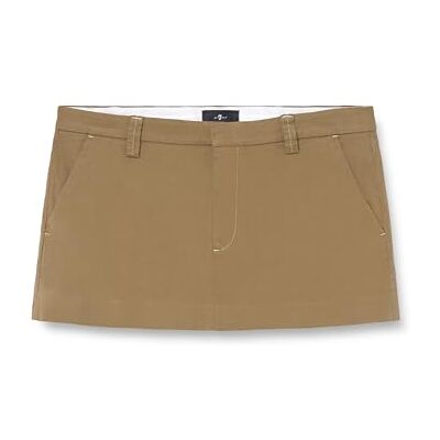 7 For All Mankind Milly Jupe chino en sergé Sand Storm, beige, 34W 7 For All Mankind Milly Jupe chino en sergé Sand Storm, beige, 34W