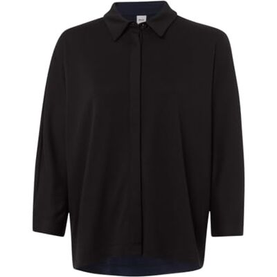 BRAX Style.Celia M Solid Sweat-shirt en jersey tissé pour femme, Noir, 40 BRAX Style.Celia M Solid Sweat-shirt en jersey tissé pour femme, Noir, 40