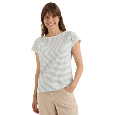 Cecil 3230406 T-shirt avec col bateau et rayures Femme (lot de 1) Cecil 3230406 T-shirt avec col bateau et rayures Femme (lot de 1)