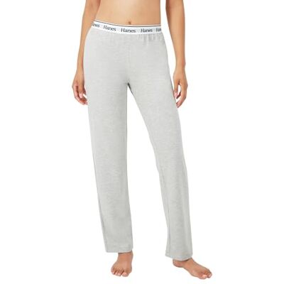 Hanes Pantalon de détente Originals pour femme, pantalon de loisirs pour femme, bas de pyjama à jambe droite Hanes Pantalon de détente Originals pour femme, pantalon de loisirs pour femme, bas de pyjama à jambe droite