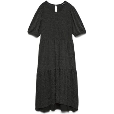 VERO MODA Vmfreya 2/4 O-neck Calf Dress Jrs Exp Vmfreya Jrs Exp Robe à col rond 2/4 Femme (lot de 1) VERO MODA Vmfreya 2/4 O-neck Calf Dress Jrs Exp Vmfreya Jrs Exp Robe à col rond 2/4 Femme (lot de 1)