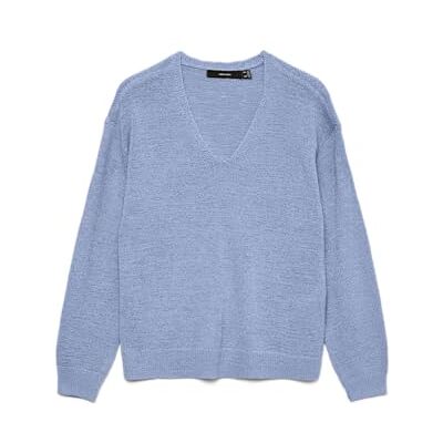 VERO MODA Vmcharity Ls V-neck Pullover Noos Vmcharity Pull à col en V Noos Femme (lot de 1) VERO MODA Vmcharity Ls V-neck Pullover Noos Vmcharity Pull à col en V Noos Femme (lot de 1)