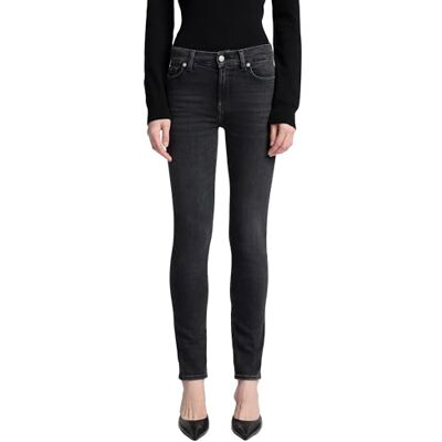 7 For All Mankind Roxanne Bottomline, Noir, 33W 7 For All Mankind Roxanne Bottomline, Noir, 33W