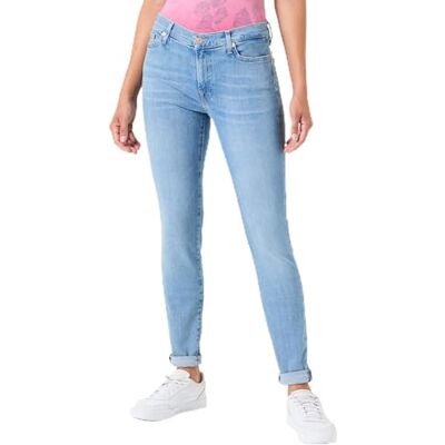 7 For All Mankind Jean pour femme Hw Skinny Slim Illusion Intro, bleu clair, 26 7 For All Mankind Jean pour femme Hw Skinny Slim Illusion Intro, bleu clair, 26