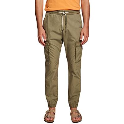 ESPRIT edc by Pull-on-Cargo, 100% Baumwolle, olive, 36W / 34L ESPRIT edc by Pull-on-Cargo, 100% Baumwolle, olive, 36W / 34L
