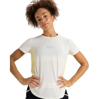 T-shirt actif jaune Roxy Bold Moves 2.0 T-shirt actif jaune Roxy Bold Moves 2.0