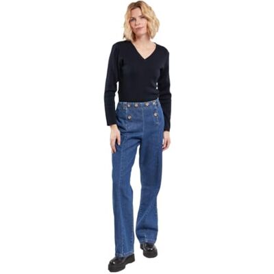 Armor-lux Armor Lux Locmine Sweater Femme, Rich Navy, 40 Armor-lux Armor Lux Locmine Sweater Femme, Rich Navy, 40