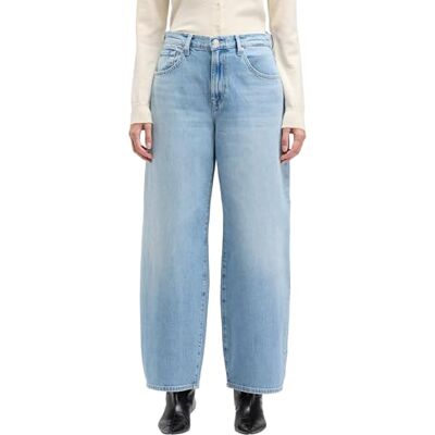 7 For All Mankind Bonnie Curvilinear Seabreeze, bleu clair, 24W 7 For All Mankind Bonnie Curvilinear Seabreeze, bleu clair, 24W