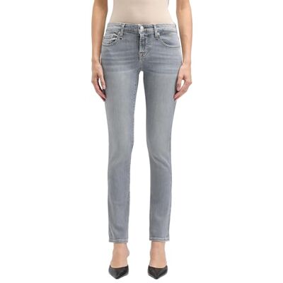 7 For All Mankind Low Skinny Riverstone, gris, 23W 7 For All Mankind Low Skinny Riverstone, gris, 23W