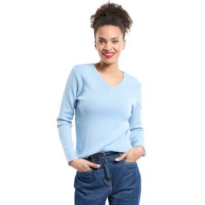 Armor-lux Armor Lux Locmine Sweater Femme, Nuage, 42 Armor-lux Armor Lux Locmine Sweater Femme, Nuage, 42