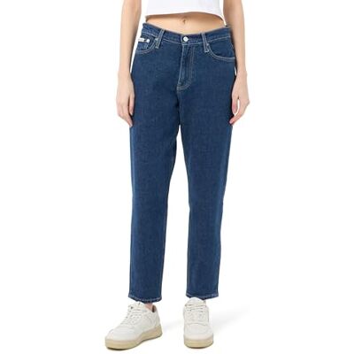 Calvin Jean MOM pour femme J20J224520 Tapered, Denim (Denim foncé), 25 W/28 L, Denim (Denim foncé), 25W / 28L Calvin Jean MOM pour femme J20J224520 Tapered, Denim (Denim foncé), 25 W/28 L, Denim (Denim foncé), 25W / 28L