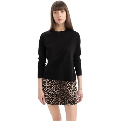 DeFacto Damen Strickmode Strickpullover Blusen Tuniken Für Damen Pullover Feinstrickpullover Strickjacken Und Pulli Pull-over Femme DeFacto Damen Strickmode Strickpullover Blusen Tuniken Für Damen Pullover Feinstrickpullover Strickjacken Und Pulli Pull-over Femme