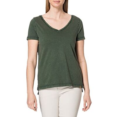 camel active Womenswear 3096295T58 T-Chemise, Vert Olive Foncé, S camel active Womenswear 3096295T58 T-Chemise, Vert Olive Foncé, S