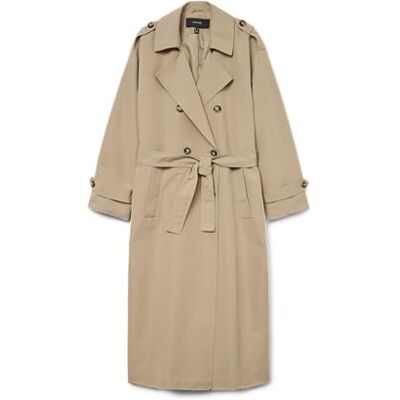 VERO MODA Vmchloe Long Trenchcoat Noos Jacket Femme (lot de 1) VERO MODA Vmchloe Long Trenchcoat Noos Jacket Femme (lot de 1)