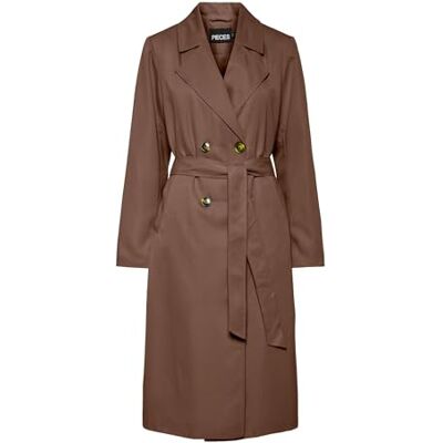 PIECES Pcscarlett Ls Trenchcoat Noos Pcscarlett Ls Trench Noos Femme (lot de 1) PIECES Pcscarlett Ls Trenchcoat Noos Pcscarlett Ls Trench Noos Femme (lot de 1)