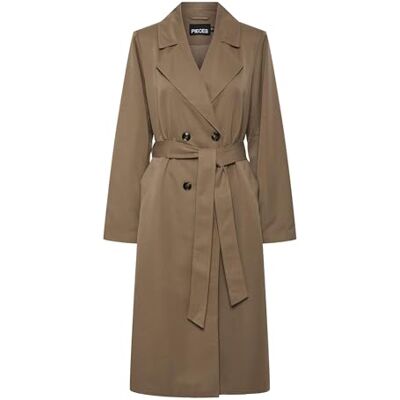 PIECES Pcscarlett Ls Trenchcoat Noos Pcscarlett Ls Trench Noos Femme (lot de 1) PIECES Pcscarlett Ls Trenchcoat Noos Pcscarlett Ls Trench Noos Femme (lot de 1)