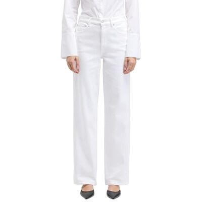 7 For All Mankind Stovepipe Straight Soleil, Blanc., 30W 7 For All Mankind Stovepipe Straight Soleil, Blanc., 30W