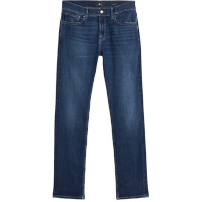 7 For All Mankind Slimmy Grapevine, Bleu moyen., 38W 7 For All Mankind Slimmy Grapevine, Bleu moyen., 38W