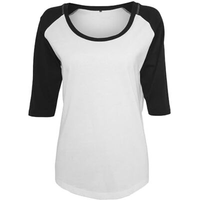 Build Your Brand By022-ladies 3/4 Contrast Raglan Tee T-shirt Femme (lot de 1) Build Your Brand By022-ladies 3/4 Contrast Raglan Tee T-shirt Femme (lot de 1)