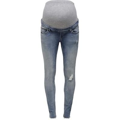 JACK & JONES Olmblush Mid Sk Ank Raw Dnm Jeans Femme JACK & JONES Olmblush Mid Sk Ank Raw Dnm Jeans Femme