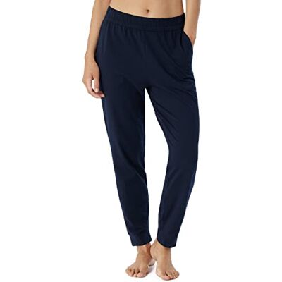 Schiesser Pantalon de pyjama long pour femme avec poignets en coton mélangé + bas de pyjama relax (lot de 1) Schiesser Pantalon de pyjama long pour femme avec poignets en coton mélangé + bas de pyjama relax (lot de 1)
