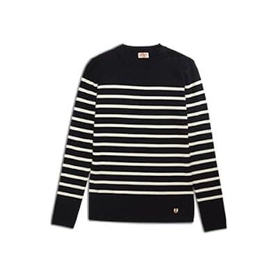 Armor-lux Armor Lux Pull Marin rayé Groix Coton, Rich Navy/Milk, 44 Armor-lux Armor Lux Pull Marin rayé Groix Coton, Rich Navy/Milk, 44