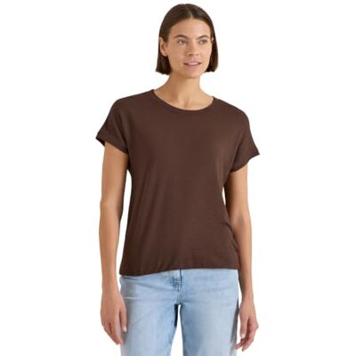 Cecil 3230385 T-shirt à col rond et structure Femme (lot de 1) Cecil 3230385 T-shirt à col rond et structure Femme (lot de 1)