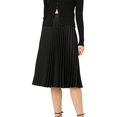 Koton Satin Midi Jupe Plissée A Line Jupe Femme Koton Satin Midi Jupe Plissée A Line Jupe Femme
