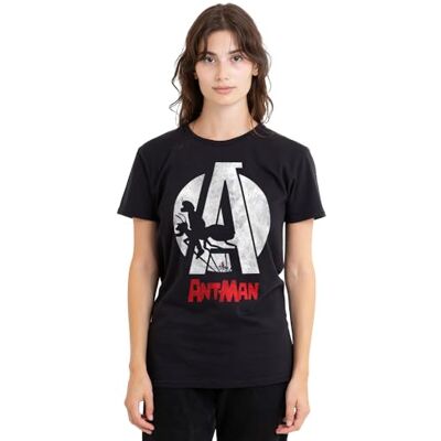 Marvel Antman Spotlight Ant Ladies T Shirt, Black T-shirt Femme Marvel Antman Spotlight Ant Ladies T Shirt, Black T-shirt Femme