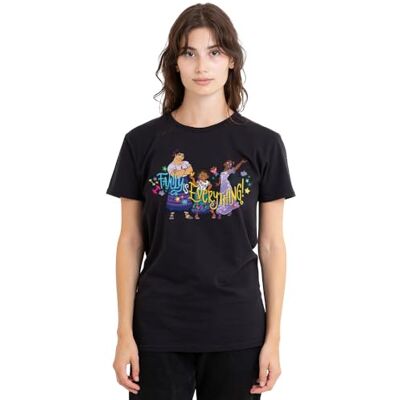 Disney Encanto Family Is Everything With Mirabel, Isabela And Luisa Ladies T Shirt, Black T-shirt Femme Disney Encanto Family Is Everything With Mirabel, Isabela And Luisa Ladies T Shirt, Black T-shirt Femme