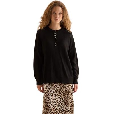 DeFacto Pullover Damen Langarm Blusen & Tuniken Pullover Damen Winter Sweater Blouse Femme DeFacto Pullover Damen Langarm Blusen & Tuniken Pullover Damen Winter Sweater Blouse Femme