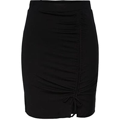 PIECES Pcneora Hw Short String Jupe Femme Sa Bc, Noir, S PIECES Pcneora Hw Short String Jupe Femme Sa Bc, Noir, S