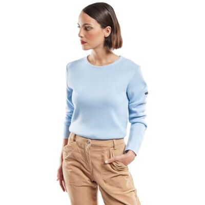 Armor-lux Armor Lux Pontivy Sweater Femme, Nuage, 38 Armor-lux Armor Lux Pontivy Sweater Femme, Nuage, 38