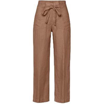 BRAX Style Maine S Pure Linen Pantalon Femme, Marron, 29W / 32L BRAX Style Maine S Pure Linen Pantalon Femme, Marron, 29W / 32L