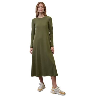 Marc O'Polo Robes en jersey pour femme, Vert (Olive Sauvage 477), L Marc O'Polo Robes en jersey pour femme, Vert (Olive Sauvage 477), L