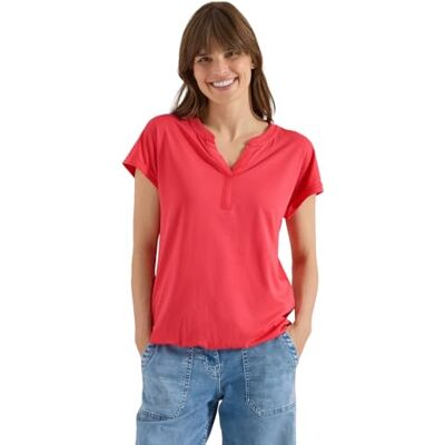 Cecil 3229695 T-shirt avec col fendu au look tunique Femme (lot de 1) Cecil 3229695 T-shirt avec col fendu au look tunique Femme (lot de 1)