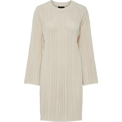 PIECES Pcnuka Ls O-neck Knit Dress Noos Bc Pcnuka Ls Robe en tricot à col rond Noos Bc Femme (lot de 1) PIECES Pcnuka Ls O-neck Knit Dress Noos Bc Pcnuka Ls Robe en tricot à col rond Noos Bc Femme (lot de 1)