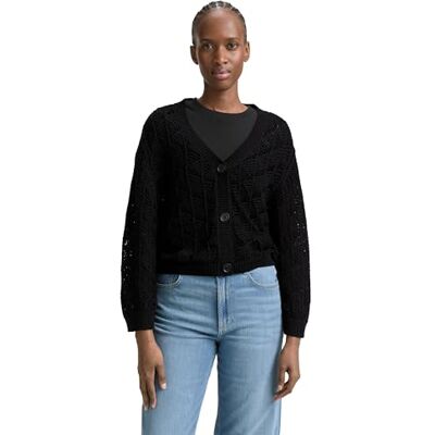TOM TAILOR Denim 1046676 Cardigan en tricot Femme TOM TAILOR Denim 1046676 Cardigan en tricot Femme